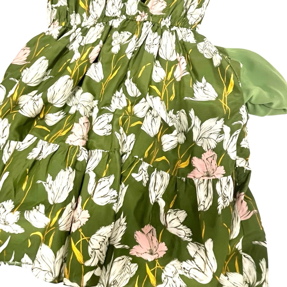 Trovata Olive Floral Ruffle Mini Dress - Picture 10 of 13